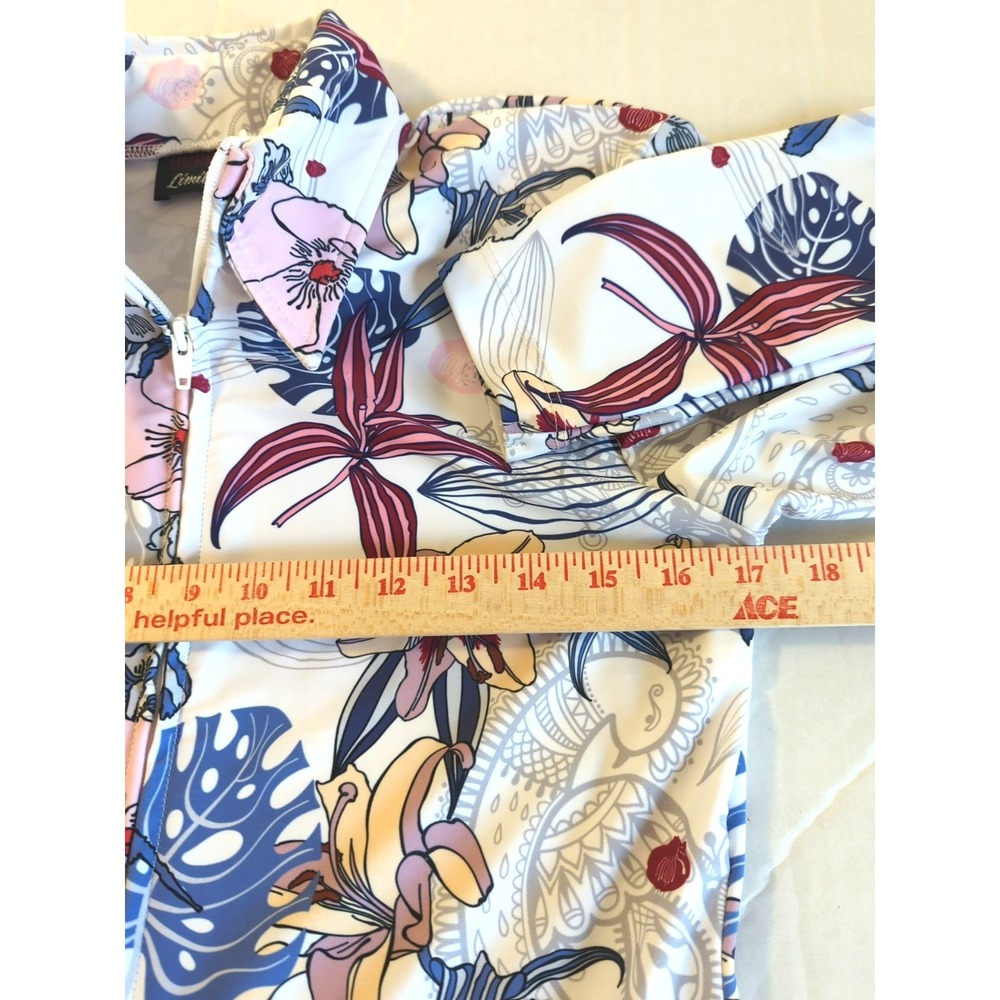Hobby Horse Limited Edition Western Show Shirt Women M Lilies Rodeo Cowgirl - Picture 7 of 11